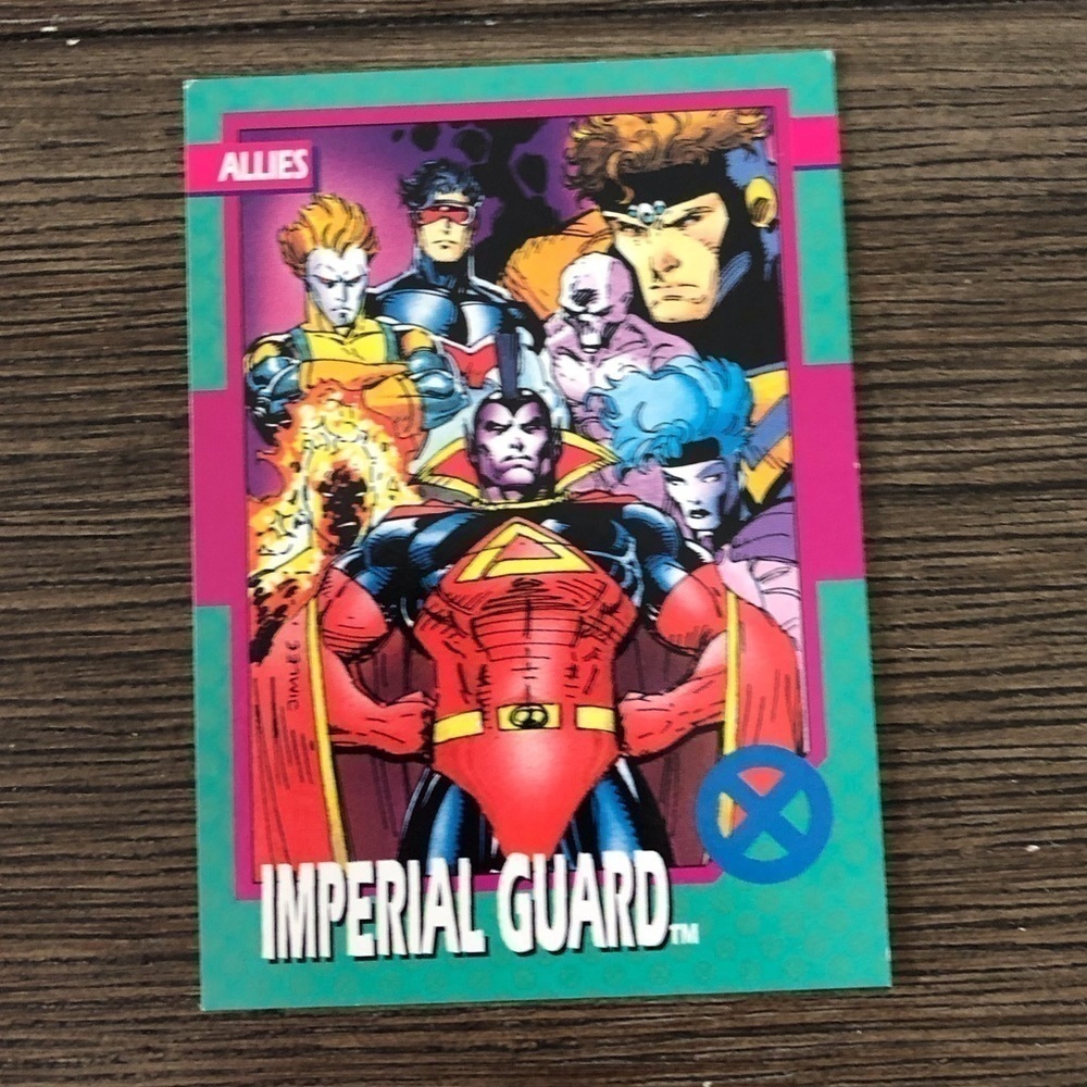 Vintage X-Men 1992 trading card: Imperial Guard (Allies)